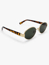 Muse Oval Metal Sunglasses