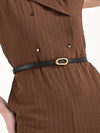 Irregular Buckle Thin Belt