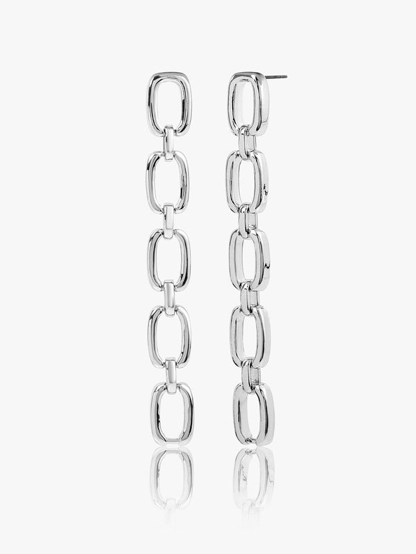 Chained Elegance Drop Earrings