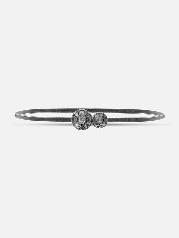 Kazo Forged Floral Embellished Belt