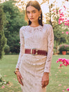 Studded Statement Broad Belt