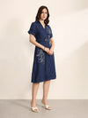 Concord Midi Dress With Belt