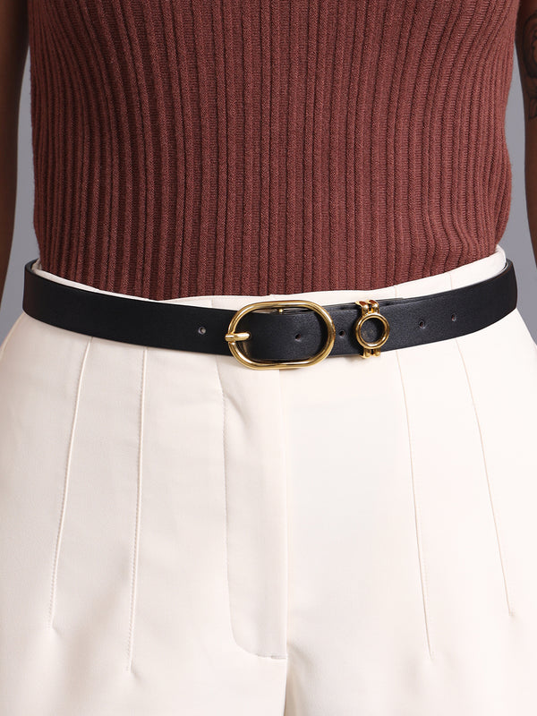 Radial Buckle Formal Belt