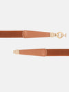Wide Waist Belt With Buckle