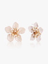 Kazo Floral Pearl Stud Earrings