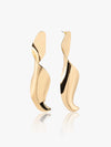 Kazo Fluid Wave Statement Earrings