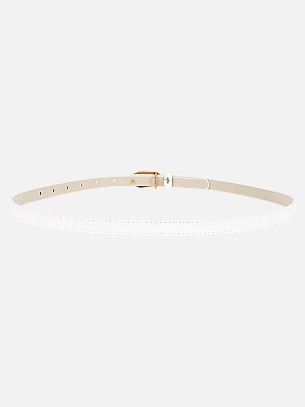Irregular Buckle Thin Belt