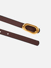 Irregular Buckle Thin Belt