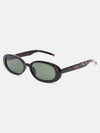 Soft Sculpt Oval Sunglasses