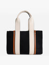 Statement Cotton Canvas Tote Bag