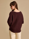 Emebellished Batwing Sleeve Pullover