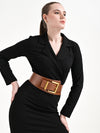 Classic Buckle Broad Belt