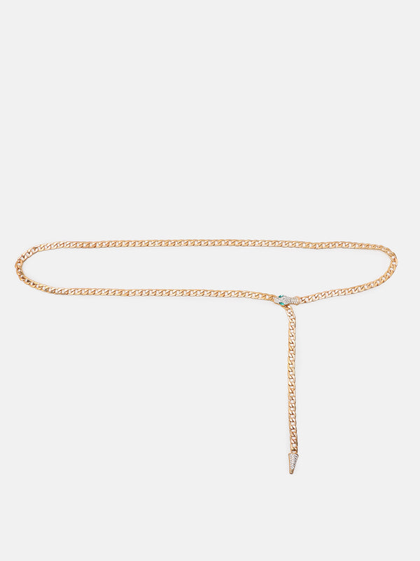 Gilded Snake Chain Belt