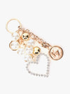 Olyn Bead Heart Bag Charm