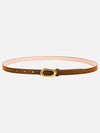 Irregular Buckle Thin Belt