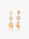 Kazo Vertina Dual-Tone Drop Earrings