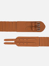 Faux Leather Elasticated Belt