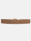 Circular Buckle Wide Belt