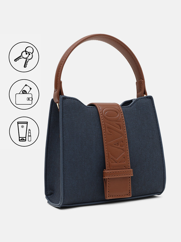 Kazo Zuri Denim Mini Bag