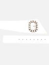 Embellished Buckle Broad Belt