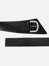 Embellished Buckle Broad Belt