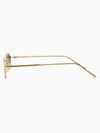 Geometric Metal Frame Sunglasses