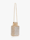 Crystal Studded Flask Clutch