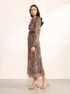 Latte Maxi Dress With Belt