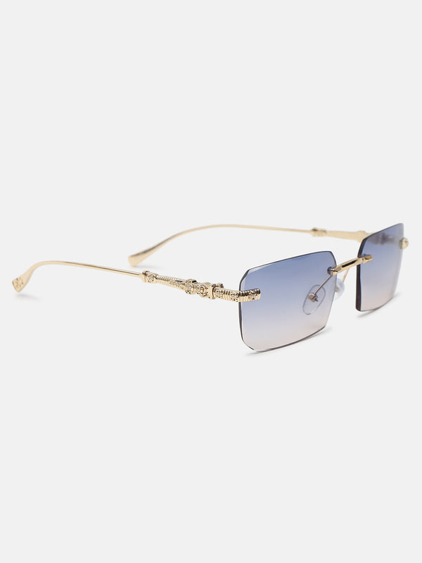 Soho Sleek Metal Frame Sunglasses