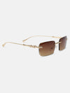 Soho Sleek Metal Frame Sunglasses