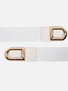 Metal Buckle Broad Elasticated Belt