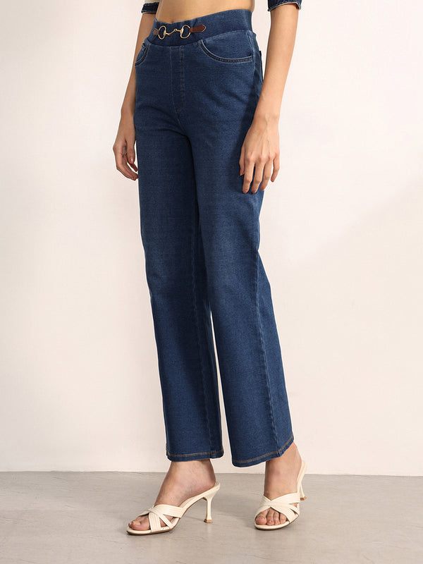 Denim Straight Jeggings