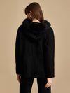 Fur Collar Zippered Overcoat