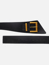 Classic Buckle Broad Belt