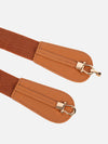 Interlock Buckle Faux Leather Belt