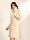 Glamour Overcoat With Removable Fur