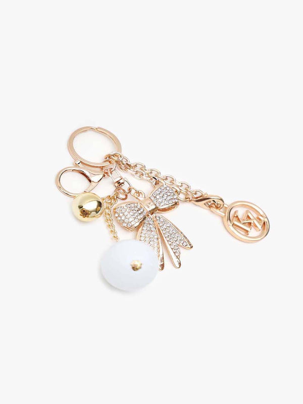 Sira embellished bow Bag Charm