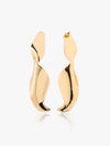 Kazo Fluid Wave Statement Earrings