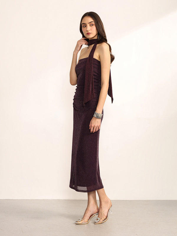 Pelican Maxi Dress With Stole