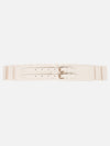 Faux Leather Elasticated Belt