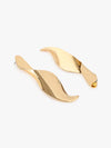 Kazo Fluid Wave Statement Earrings