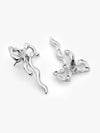 Golden Knot Bow Earrings