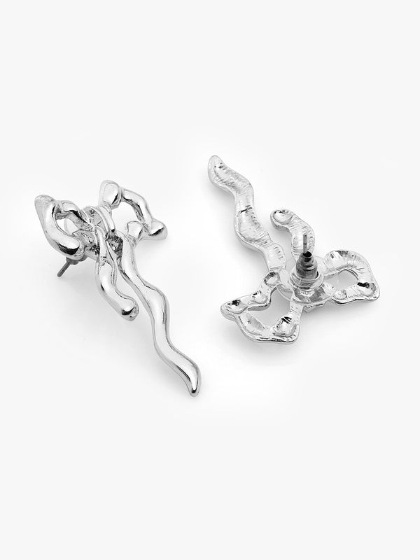 Golden Knot Bow Earrings