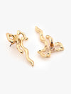 Golden Knot Bow Earrings