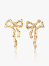 Golden Knot Bow Earrings