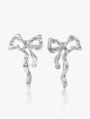 Golden Knot Bow Earrings