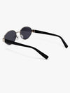 Muse Oval Metal Sunglasses