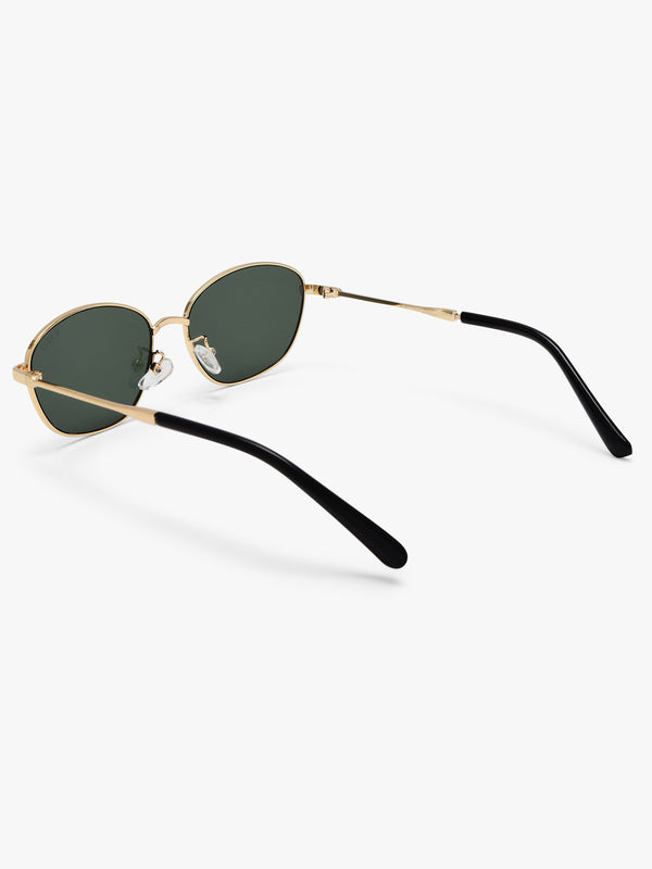 Round Haze Metal Sunglasses