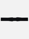 Interlock Buckle Faux Leather Belt