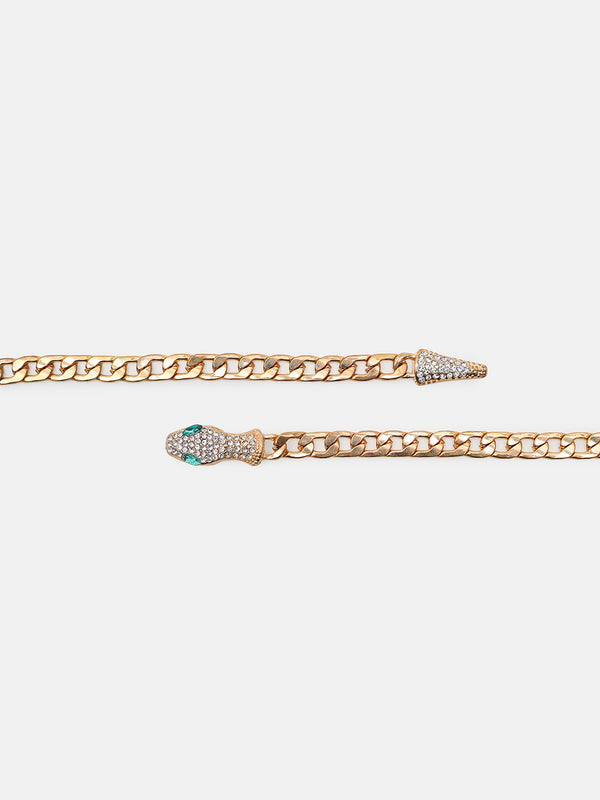 Gilded Snake Chain Belt